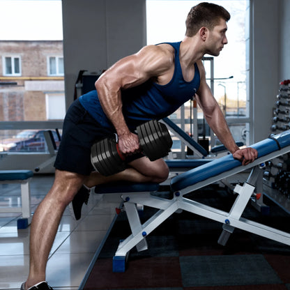 Adjustable Dumbbell , 5 in 1 Free Dumbbell for Men and Women, Black Dumbbell for Home Gym, Full Body Workout Fitness, Fast Adjust by Turning Handle 25LB